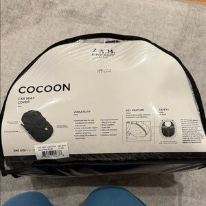 7 A.M. Enfant Black Car Seat Cover